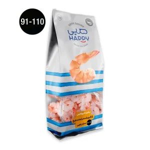 میگوی خلیج فارس رگ گیری شده سایز پلویی وزن 500 گرم