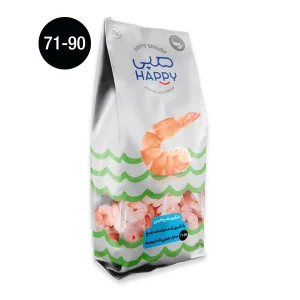 میگوی خلیج فارس رگ گیری شده سایز پلویى تا متوسط وزن 500 گرم