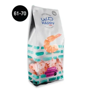 میگوی خلیج فارس رگ گیری شده سایز متوسط وزن 500 گرم